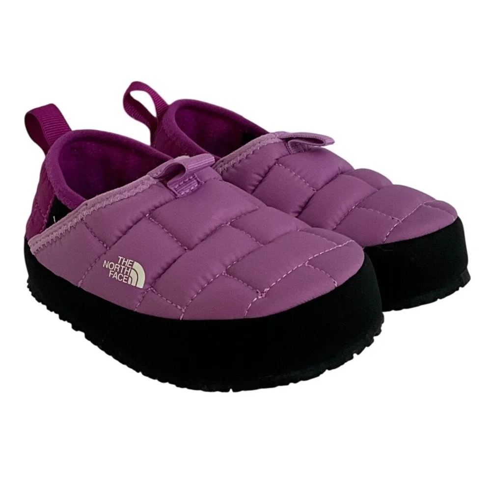 The North Face ThermoBall Traction Mule II Kids Dragonfruit Slip On Shoes 11 NWT